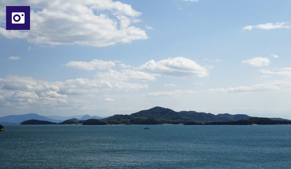 【写真スポット】神社境内の南側より瀬戸大橋